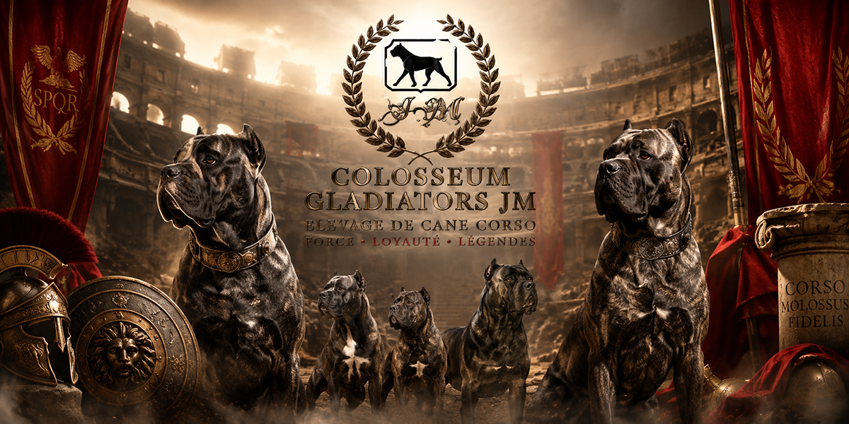 Élevage Colosseum Gladiators JM – Cane Corso Benslimane Maroc